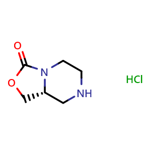 (8aR)-Hexahydro-1H-[1,3]oxazolo[3,4-a]piperazin-3-one hydrochloride
