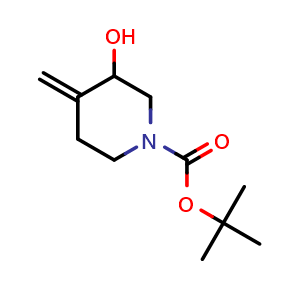 tert-Butyl 3-hydroxy-4-methylidenepiperidine-1-carboxylate