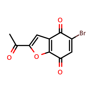 2-Acetyl-5-bromo-4,7-dihydro-1-benzofuran-4,7-dione