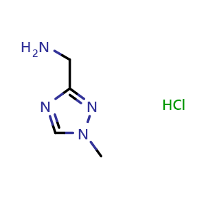 (1-Methyl-1H-1,2,4-triazol-3-yl)methanamine hydrochloride