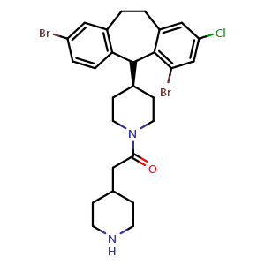 (S)-1-(4-(4,8-dibromo-2-chloro-10,11-dihydro-5H-dibenzo[a,d][7]annulen-5-yl)piperidin-1-yl)-2-(piperidin-4-yl)ethan-1-one