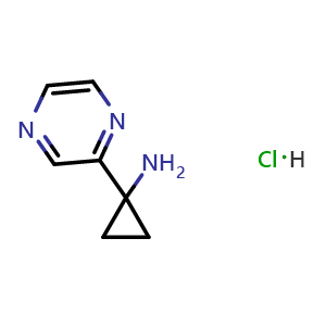 1-(Pyrazin-2-yl)cyclopropan-1-amine hydrochloride