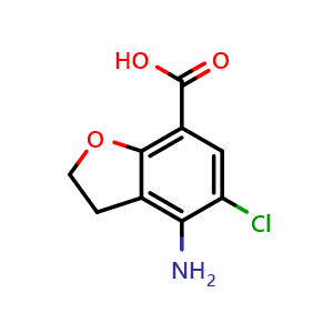4-Amino-5-chloro-2,3-dihydro-1-benzofuran-7-carboxylic acid
