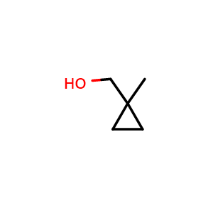 Chemical structure of (1-Methylcyclopropyl)methanol , CAS 2746-14-7, AChemBlock L14025