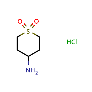 1,1-Dioxo-tetrahydrothiopyran-4-amine hydrochloride