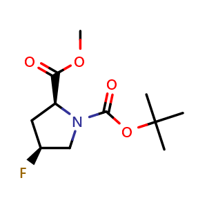 1-Tert-butyl 2-methyl (2S,4S)-4-fluoropyrrolidine-1,2-dicarboxylate