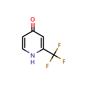 Chemical structure of 2-(Trifluoromethyl)-1,4-dihydropyridin-4-one , CAS 170886-13-2, AChemBlock L14088