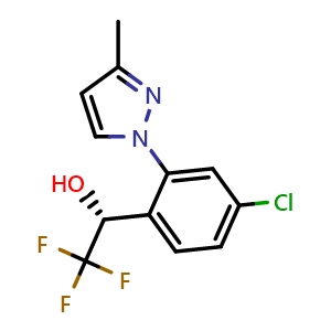 (1R)-1-[4-chloro-2-(3-methyl-1H-pyrazol-1-yl)phenyl]-2,2,2-trifluoroethan-1-ol