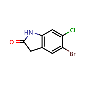 5-Bromo-6-chloro-2,3-dihydro-1H-indol-2-one