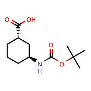 (1S,3S)-3-{[(tert-Butoxy)carbonyl]amino}cyclohexane-1-carboxylic acid