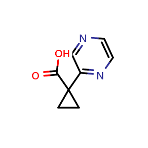1-(Pyrazin-2-yl)cyclopropane-1-carboxylic acid