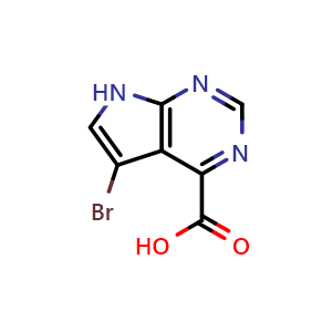 5-Bromo-7H-pyrrolo[2,3-d]pyrimidine-4-carboxylic acid