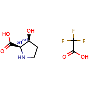Cis-3-hydroxypyrrolidine-2-carboxylic acid; trifluoroacetic acid