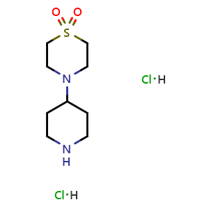 4-Piperidin-4-yl-thiomorpholine 1,1-dioxide dihydrochloride