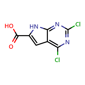 2,4-Dichloro-7H-pyrrolo[2,3-d]pyrimidine-6-carboxylic acid