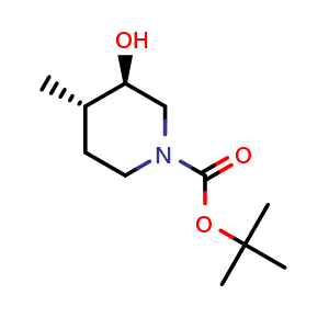 tert-Butyl (3R,4S)-rel-3-hydroxy-4-methylpiperidine-1-carboxylate