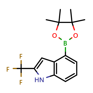 4-(4,4,5,5-Tetramethyl-1,3,2-dioxaborolan-2-yl)-2-(trifluoromethyl)-1H-indole