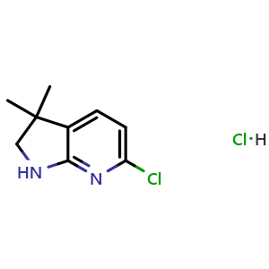 6-Chloro-3,3-dimethyl-1H,2H,3H-pyrrolo[2,3-b]pyridine hydrochloride