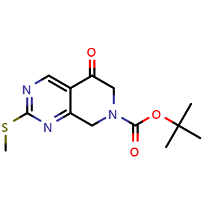 tert-Butyl 2-(methylsulfanyl)-5-oxo-5H,6H,7H,8H-pyrido[3,4-d]pyrimidine-7-carboxylate