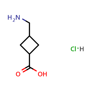 3-(Aminomethyl)cyclobutane-1-carboxylic acid hydrochloride