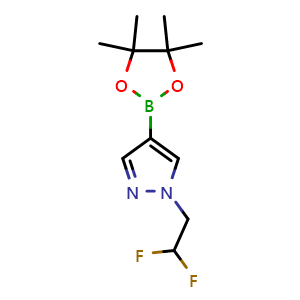 1-(2,2-difluoroethyl)-4-(tetramethyl-1,3,2-dioxaborolan-2-yl)-1H-pyrazole