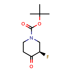 tert-butyl (3R)-3-fluoro-4-oxopiperidine-1-carboxylate