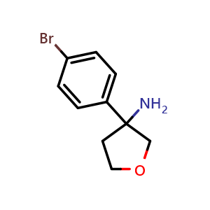 3-(4-bromophenyl)oxolan-3-amine