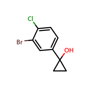 1-(3-bromo-4-chlorophenyl)cyclopropan-1-ol
