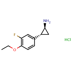 (1S,2R)-rel-2-(4-ethoxy-3-fluorophenyl)cyclopropan-1-amine hydrochloride