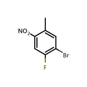 1-bromo-2-fluoro-5-methyl-4-nitrobenzene