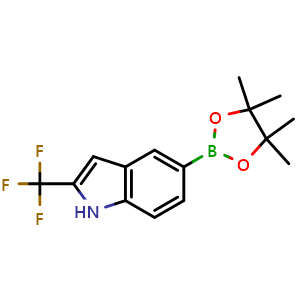 2-trifluoromethyl-5-(4,4,5,5-tetramethyl-1,3,2-dioxaborolan-2-yl)-1H-indole