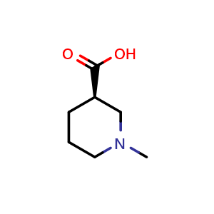 Chemical structure of (3R)-1-methylpiperidine-3-carboxylic acid , CAS 952480-19-2, AChemBlock L14828