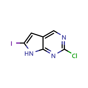 2-chloro-6-iodo-7H-pyrrolo[2,3-d]pyrimidine
