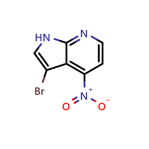 3-bromo-4-nitro-1H-pyrrolo[2,3-b]pyridine
