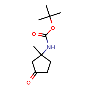 tert-butyl N-(1-methyl-3-oxocyclopentyl)carbamate