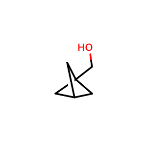 Chemical structure of bicyclo[1.1.1]pentan-1-ylmethanol , CAS 22287-32-7, AChemBlock L14894