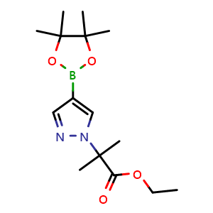 ethyl 2-methyl-2-(4-(4,4,5,5-tetramethyl-1,3,2-dioxaborolan-2-yl)-1H-pyrazol-1-yl)propanoate