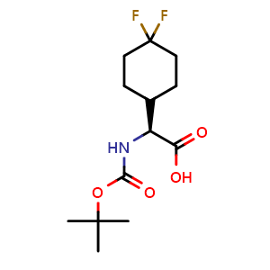 (S)-2-((tert-butoxycarbonyl)amino)-2-(4,4-difluorocyclohexyl)acetic acid