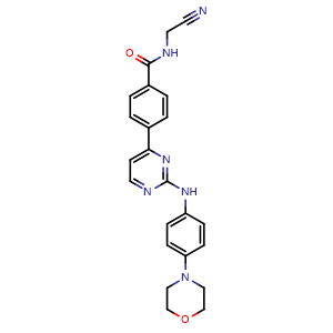 N-(cyanomethyl)-4-(2-((4-morpholinophenyl)amino)pyrimidin-4-yl)benzamide