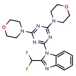 Chemical structure of ZSTK-474 , CAS 475110-96-4, AChemBlock L14966