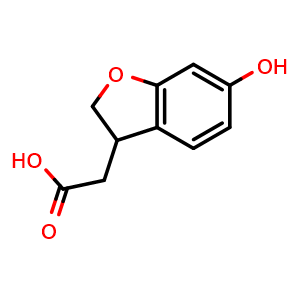 2-(6-hydroxy-2,3-dihydro-1-benzofuran-3-yl)acetic acid