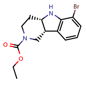 ethyl (4aS,9bR)-6-bromo-1H,2H,3H,4H,4aH,5H,9bH-pyrido[4,3-b]indole-2-carboxylate