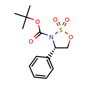 tert-butyl (4S)-2,2-dioxo-4-phenyl-1,2,3-oxathiazolidine-3-carboxylate