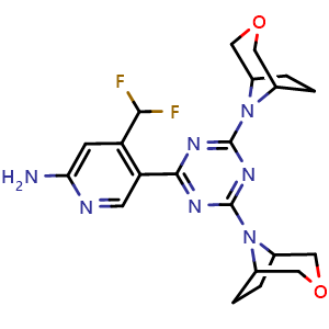 Chemical structure of PQR-620 , CAS 1927857-56-4, AChemBlock L18020
