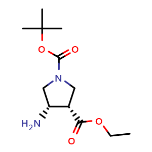 1-tert-butyl 3-ethyl (3S,4S)-4-aminopyrrolidine-1,3-dicarboxylate