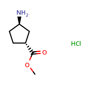 methyl (1R,3R)-3-aminocyclopentane-1-carboxylate hydrochloride