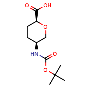 (2S,5S)-5-{[(tert-butoxy)carbonyl]amino}oxane-2-carboxylic acid