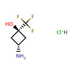 trans-3-amino-1-(trifluoromethyl)cyclobutan-1-ol hydrochloride