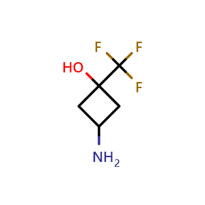 3-amino-1-(trifluoromethyl)cyclobutan-1-ol