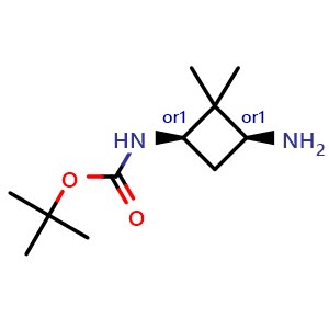 cis-3-(boc-amino)-2,2-dimethylcyclobutylamine